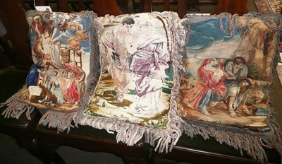 Lot 546 - Three tapestry cushions