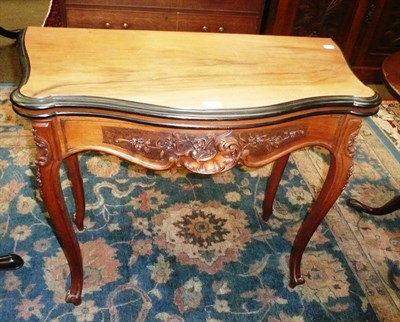 Lot 561 - French card table