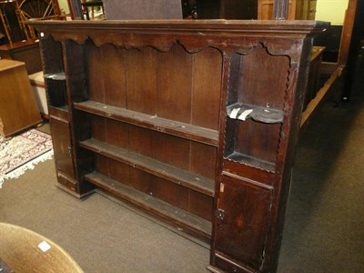 Lot 594 - Georgian oak rack