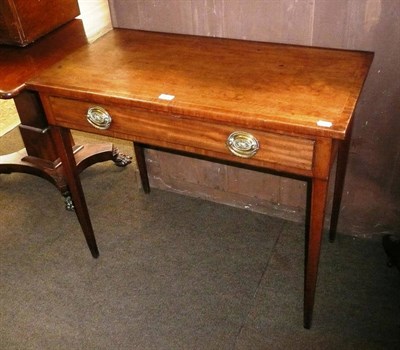 Lot 619 - Georgian mahogany side table