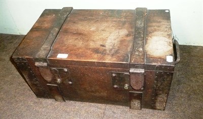 Lot 621 - 18th century strongbox