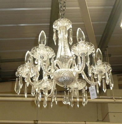 Lot 632 - A six branch chandelier