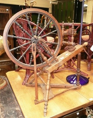 Lot 741 - Spinning wheel