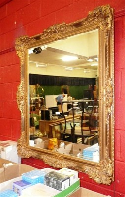 Lot 798 - Reproduction overmantel mirror