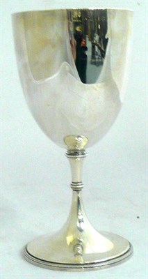 Lot 62 - A Victorian silver chalice, by James Dixon & Sons, Sheffield, approx 7.79oz