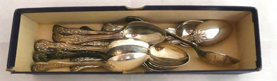 Lot 96 - Quantity of silver teaspoons approx 17oz