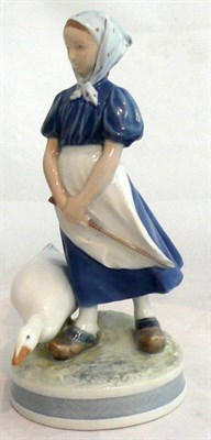 Lot 166 - Royal Copenhagen figure of a goose girl, model number 527
