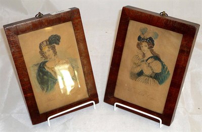 Lot 198 - A pair of Jacobite interest prints; 'Flora MacDonald' and 'The Scotch Coquet'