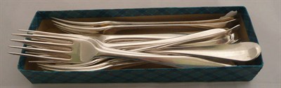 Lot 268 - Twelve dinner forks 'GH', 26oz approximate weight