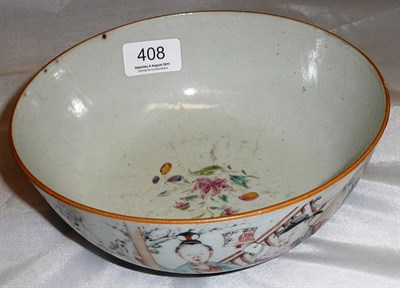 Lot 408 - An 18th century bowl