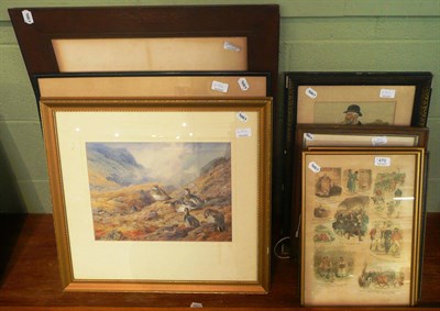 Lot 470 - Eight assorted sporting prints