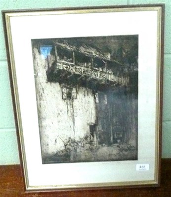 Lot 481 - A signed etching by Sir Frank Brangwyn