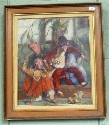 Lot 494 - Elliot Seabrooke, oil on canvas, 'The Happy Couple'