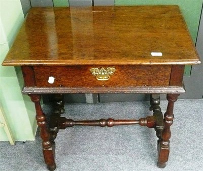 Lot 508 - An oak lowboy (a.f.)