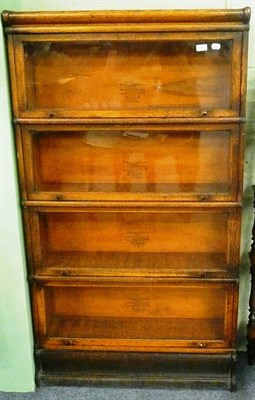 Lot 635 - Globe Wernicke stacking bookcase