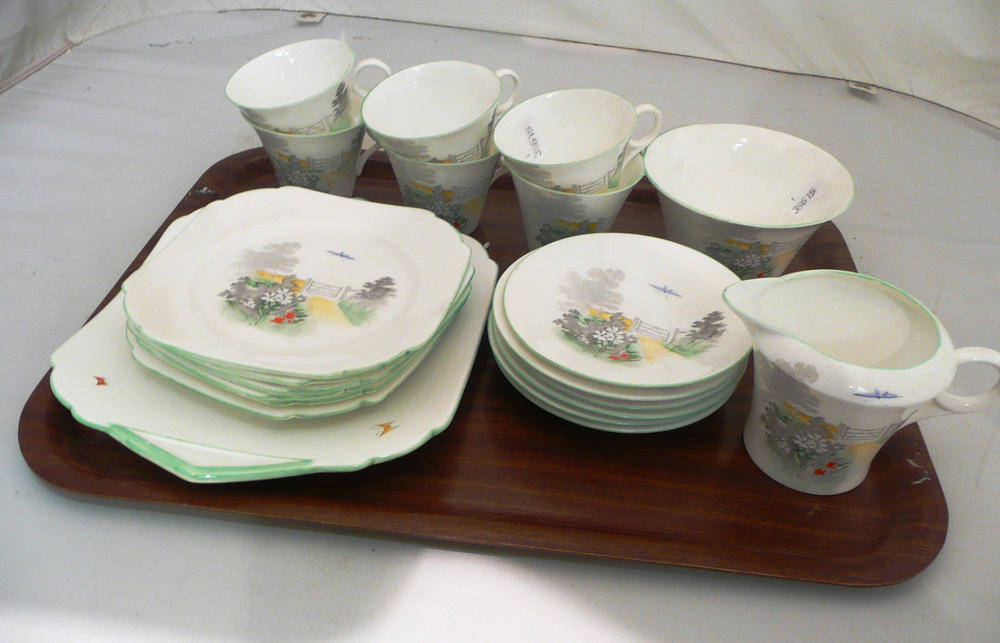 Lot 15 - A Shelley tea set