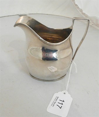 Lot 117 - A Georgian silver cream jug, 4oz approximate weight