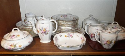 Lot 125 - Royal Crown Derby 'Derby Posies' pattern dinner service