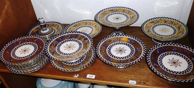 Lot 129 - Coalport aesthetic dessert set