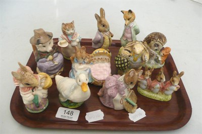 Lot 148 - Eleven Royal Albert Beatrix Potter figures