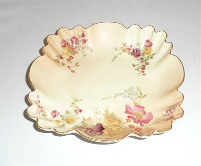 Lot 234 - A Royal Worcester blush ivory dish