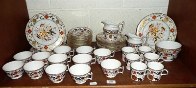 Lot 285 - A Royal Crown Derby 'Longbardy' coffee service