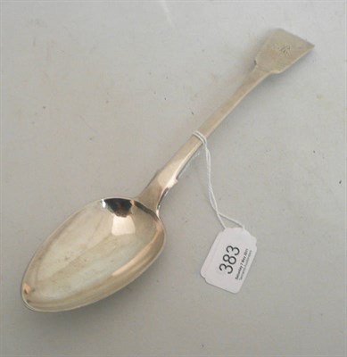 Lot 383 - A fiddle pattern basting spoon, Jonathan Hayne 1823