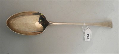 Lot 384 - A George III basting spoon