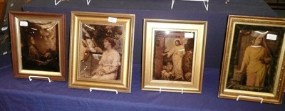 Lot 447 - Four framed religious and classical chrystoleums