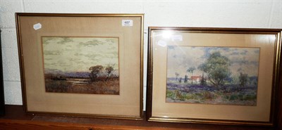 Lot 487 - Lester Sutcliffe, three framed watercolours