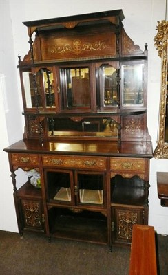 Lot 516 - A late Victorian inlaid Rosewood sideboard