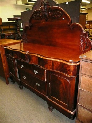 Lot 535 - Victorian mahogany sideboard