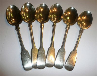 Lot 1 - A set of six teaspoons