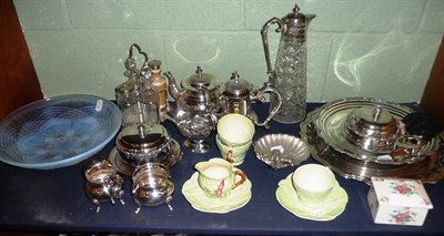 Lot 121 - Julian of France bowl and a quantity of plated ware, etc