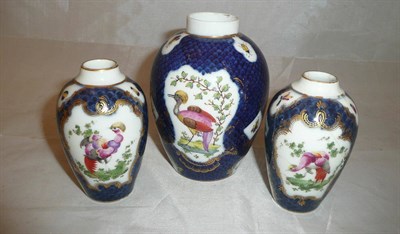 Lot 131 - A Sampson vase and two others