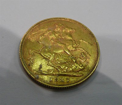 Lot 164 - An 1887 full sovereign