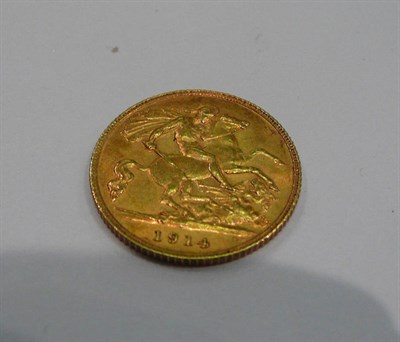 Lot 175 - A 1914 half sovereign