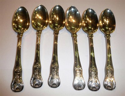 Lot 178 - Six silver teaspoons, 7oz