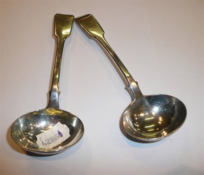 Lot 206 - A pair of silver ladles