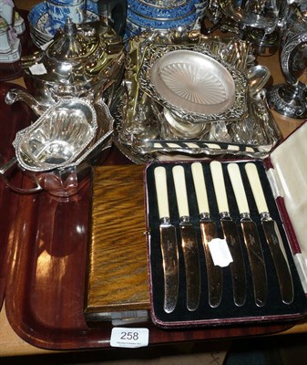 Lot 258 - Quantity of electroplate etc