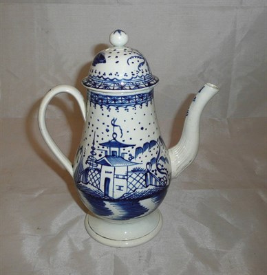 Lot 276 - A Pearlware coffee pot