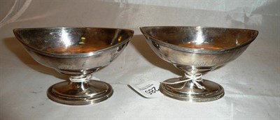 Lot 285 - Pair of Peter & Anne Bateman silver salts