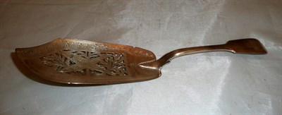 Lot 353 - Georgian silver fish slice