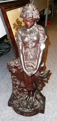 Lot 431 - A large plaster figure 'Cruche Cassee'