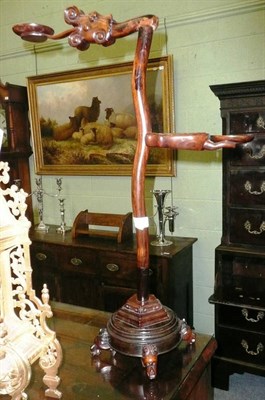 Lot 476 - Chinese hardwood stand