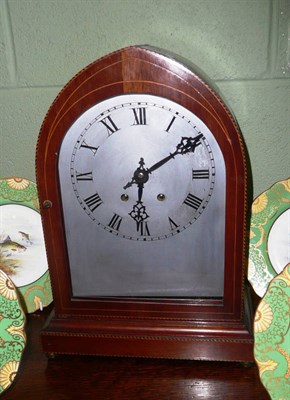 Lot 488 - Lancet cased mantle clock