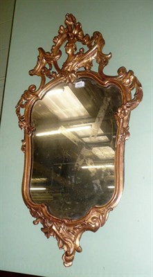 Lot 623 - An 18th century and later gilt mirror