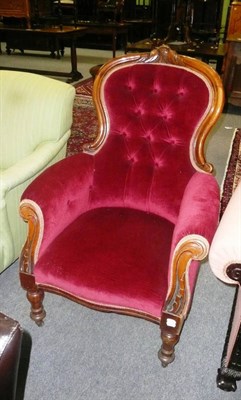 Lot 648 - Victorian gent's chair