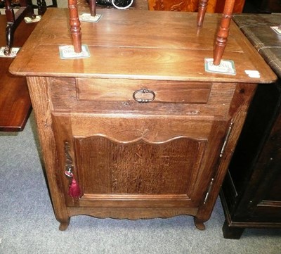 Lot 696 - French provincial serving cupboard