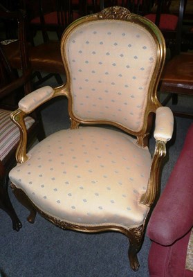 Lot 714 - Giltwood chair